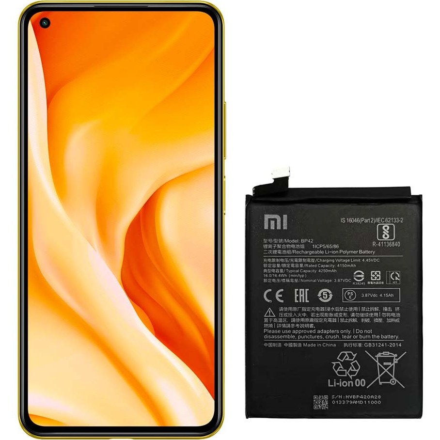 باتری شیائومی Mi 11 Lite مدل BP42 اورجینال گارانتی یکساله (حتی بادکردگی) ارسال سریع از نیکتل پارت کرج